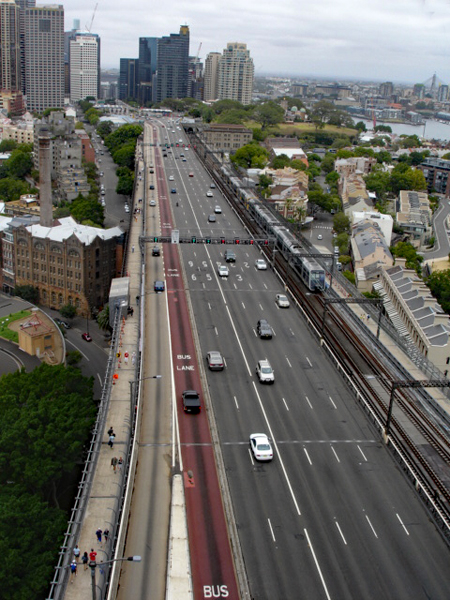 view of srreet in Sydney