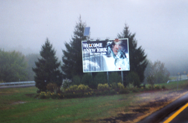 Welcome to New York sign