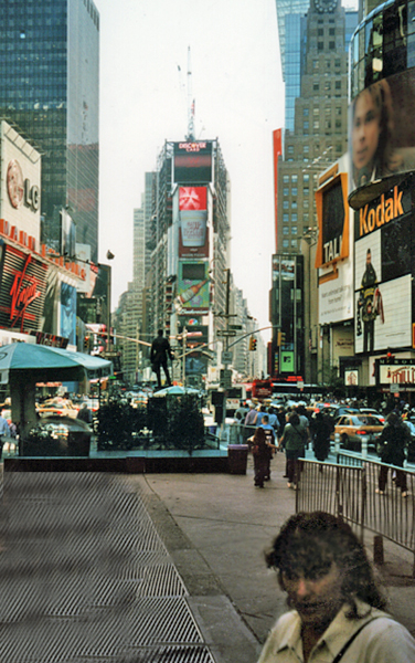 Renee Duquerte in Times Square