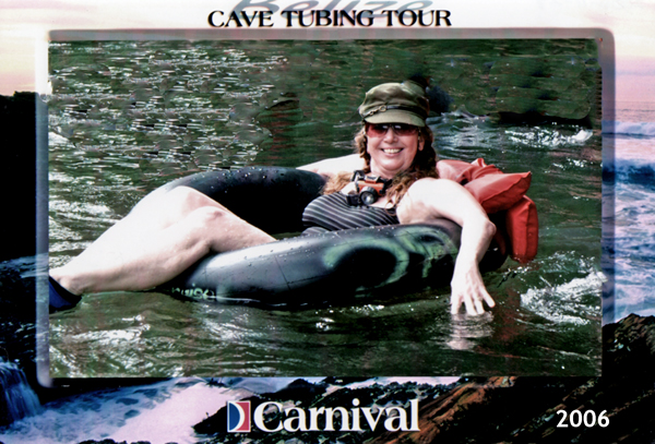 Karen Duquette in the tube