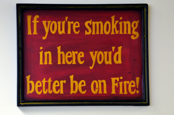 no smoking sign