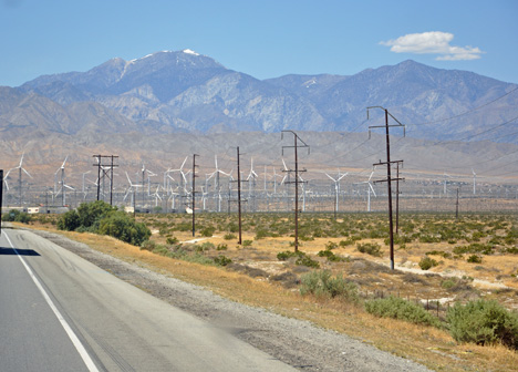 WINDMILLS generating electricity 