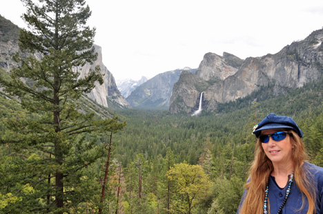 Karen Duqette at Tunnel View