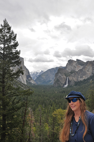 Karen Duqette at Tunnel View