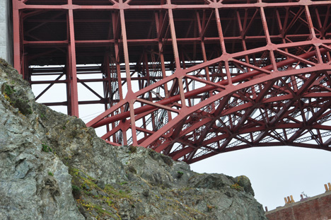 photos from below the bridge