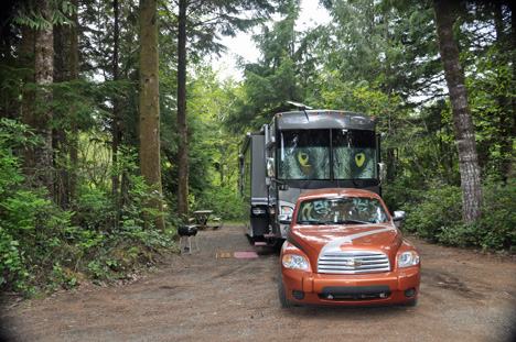 our RV and toad - AWO & MOB