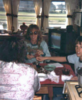 eating crabs Brian caught